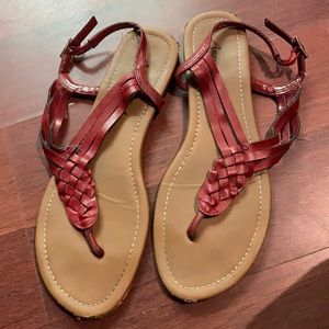 Red Sandals